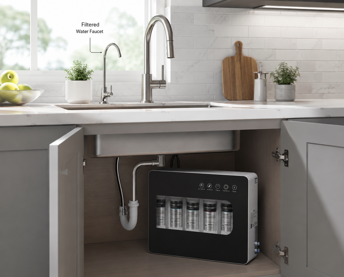 Lilu Pro installation under kitchen sink